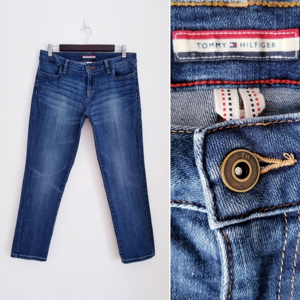 TOMMY HILFIGER Slim Crop Jeans, 4